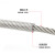 览团 304不锈钢包塑钢丝绳防水防锈钢丝绳 一米价 6mm 