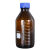 适用加厚玻璃GL45蓝盖试剂瓶密封化学实验瓶耐腐蚀样品瓶红盖四氟垫瓶 透明2000ml红盖+四氟垫