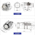 加连XS12航空插头2芯镀银触脚公母头推拉带锁卡扣快速接头连接器 4