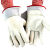 犀跃 耐低温牛皮防护手套 液氮LNG防冻冷库工业防护手套 深灰色50cm 