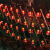 远波  流苏红小灯笼灯串 LED装饰灯彩灯	     10米100灯插电款 