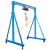 小型吊机架手推龙门吊移动小型门吊行走工地吊机定制1/2/3电葫芦 2吨4米X3米