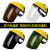 电焊面罩 防护面罩 头戴式焊帽 焊工面罩面屏 打磨防飞溅二氩 单独面屏备注颜色