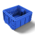 罗格朗86型暗装底盒通用贯通式可拼接开关预埋地线布线盒连体阻燃 86型贯通式底盒-蓝