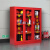 消防柜器材柜微型消防站应急物资柜消防沙箱工地应急物资柜灭火箱 1.8*1.6*0.4米单柜子 加厚钢化玻璃