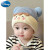 迪士尼（Disney）韩版宝宝帽子秋冬婴儿针织加厚保暖毛线帽男女童可爱冬天护耳帽萌 可爱小鸭(黄色) 6个月-3岁(42-49CM) x 均码