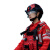 应急救援服装消防抢险速干服男教官作训服套装 红色 上衣+裤子+帽子+腰带 XXL（185/108）