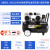 空压机220V工业级汽泵无油小型高压电动打气泵空气压缩机 申茂50L2X1100W无油机