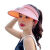 畅桑风扇帽成人新款夏季USB充电空顶男女遮阳帽户外遮阳帽子太阳帽 【三挡风力调节】字母款蓝色
