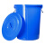 豫震虎 塑料水桶塑料桶圆桶大号蓄水桶环卫物业垃圾桶清洁桶 380L水桶不带盖 蓝色YZH-469