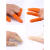 一次性手指套乳胶橡胶硅防护指头套耐磨无尘加厚防滑保护套 乳白色切口200只 S