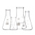 申玻玻璃三角烧杯烧瓶125/250/500ml锥形刻度烧杯量杯加厚耐高温工业品 zx500ml