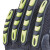 代尔塔（Deltaplus）209904 防振防冲击手套适用电动工具操作等防护手套绿黑色 9码 