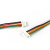 SH1.0mm端子线1mm间距电子线单头双头电路板彩色PCB连接线2P-6Pin (5条)双头SH1.0端子线-5P 长度2