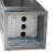 室外不锈钢防雨机柜0.6米0.8米1.2米22u9u户外防水网络监控交换机 不锈钢本色 2200x600x600cm
