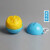 谋福 CNMF 一次性加厚雨衣 便携式雨衣球 5件装 黄色 均码 