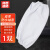 赫思迪格 PU软皮革防水袖套 防污防油劳保护袖套袖  白色(1双) JG-1685