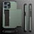 滑盖卡包适用苹果15手机壳可插放卡隐藏式卡槽零钱包iPhone14proMAX保护套13磨砂硅胶11 深蓝色 iPhone 15 Pro