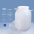 加厚食品级塑料桶密封桶手提式水桶堆肥桶沤肥桶带盖50L升公斤KG 50L白色出口级方桶装液体倒置不漏液