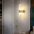 新款中式壁灯卧室楼梯客厅走廊过道现代简约创意led具墙画床头灯 梅花单色暖光小号