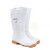 莱尔白色靴PVC劳保靴加工肉联厂用皮靴 防水耐腐蚀防滑鞋 白色 37