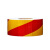 联嘉 定位胶带 PVC标识红黄胶带 地板胶带  地标线地膜斑马线胶带4.8mmx16.46m
