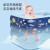 IOSN婴儿游泳池儿童家用加厚可折叠自动充气游泳桶宝宝戏水池 1.2米粉+加厚启蒙套餐【有线充】