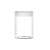 红枣饼干盒透明饼干桶 包装储存罐PET瓶子干果罐塑料瓶 6.5*14.5cm透明盖50个送压敏垫