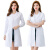 白大褂长袖医生服女短袖薄款夏季大衣学生实验美容院师护士工作服 女修身款薄款长袖 XS