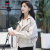 AEMAPE外套女2024春夏季新款时尚减龄皮衣短外套女韩版宽松显瘦 米白色 S_85-100斤可穿