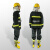 宏兴（HongXing）02款消防服单式战斗服套装 头盔手套消防腰带消防靴43码消防服定做五件套 XXL#