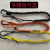 尼龙安全绳高空作业工具防坠落安全绳工具防坠绳高空防脱手绳J50022 黑色带护腕款