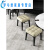 花乐集塑料矮凳客厅软垫可叠放家用小板凳椅子脚凳茶几小凳子 墨绿  升 灰 升级乳胶垫