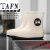 TAFN雨鞋女可爱雨靴女款外穿时尚雨靴户外雨天涉水 cq007-1米白单鞋款 标准码 35 s(-36码)