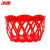 冰禹 水果网袋网兜 尼龙塑料小网眼袋 网兜编织袋 50cm红色加厚(100个) BYH-282