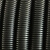 定制适用黑色PVC防火阻燃塑料波纹管电线电缆穿线软管电工绝缘套管可开口 优质AD16-100米（普通薄款） 外径16内径1