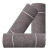 穆运 公路养护毯土工布毛毡工程养护毯保湿保温棉布2000mm宽*40米长每平方米500g灰色