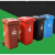 户外垃圾桶240升容量挂车分类带盖商用小区室外大号环卫箱 30升特厚【红色】有害垃圾