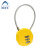 阿力牛 AQJ190 钢丝密码挂锁 防水防锈便携密码锁  黄色(内高50mm) 3个装