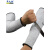 防割护臂 玻璃厂搬运通用护腕袖套 肘部防刀划木工劳保护具 五级防割缝皮手套(包指款）