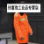 劳保棉衣袄加厚工作服市政多功能服环卫反光防水交通安全服橘色 桔色 单反光条
