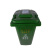 塑料垃圾桶80L 绿色