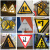 定制交通标志牌道路指示牌导向牌反光标识牌铝板路牌圆形三角限速 定制尺寸