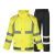 安先达雨衣户外分体应急救援雨衣套装  300D荧光黄黑裤 M 