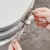 HYWLKJ马桶提盖器马桶盖掀开器卫浴厕所马桶圈带提拉把手不脏手翻盖神器 马桶按压器【透明银色（4个装）