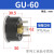 京仕蓝科技亚德客压力表GS GF GU40 50 60高精密过滤器用嵌入式气压表 GU60FGU6010M10公斤