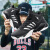 乔丹格兰球鞋男学生篮球鞋高帮棉鞋休闲皮面48大码青少年战靴本命年 黑色（单鞋） 43
