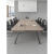 墨申会议桌长桌长方形办公室桌椅组合简约现代简易工作台小型洽谈桌 2.4米*1.2米