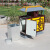 新款户外仿古不锈钢垃圾桶环卫垃圾桶景区公园果壳箱两分类垃圾桶 TP-40