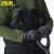 美国超级技师基础款冬季新雪丽棉加厚保暖男手套触屏手套 黑灰色 XL 